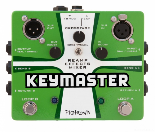 PIGTRONIX REM Keymaster, Reamp Effects Mixer эффект гитарный фото 3