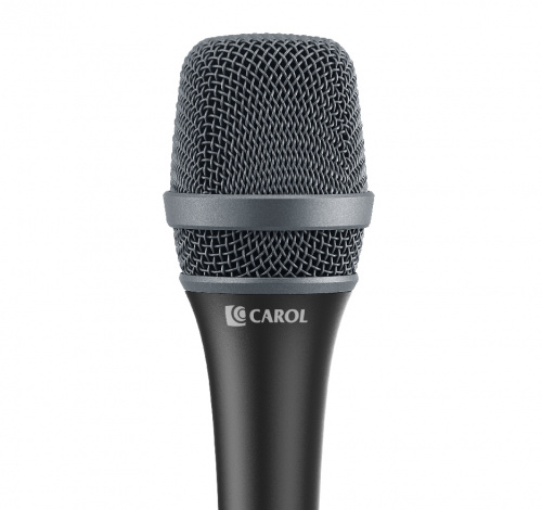 Carol AC-900 BLACK Микрофон вокальный динамический суперкардиоидный, 50-18000Гц, AHNC, с держателем фото 2