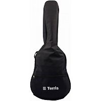TERRIS TGB-A-05BK чехол для акустической гитары, утепленный (5 мм), 2 наплечных ремня, цвет черный