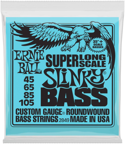 Ernie Ball 2849 струны для бас-гитары Nickel Wound Bass SLS Slinky (45-65-85-105)