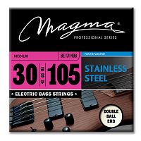 Magma Strings BE171NDB Струны для 5-струнной бас-гитары High C Double Ball End 30-105, Серия: Double Ball End, Обмотка: круглая, никелированая сталь, 