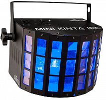 CHAUVET-DJ Mini Kinta LED IRC светодиодный многолучевой эффект. 4 ультраярких 3Вт светодиодов (1R+1G+1B+1W), угол раскрытия 114град, DMX 4 канала, ИК-
