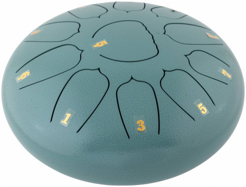 BEE DF1107 GREEN Барабан язычковый Глюкофон фото 6