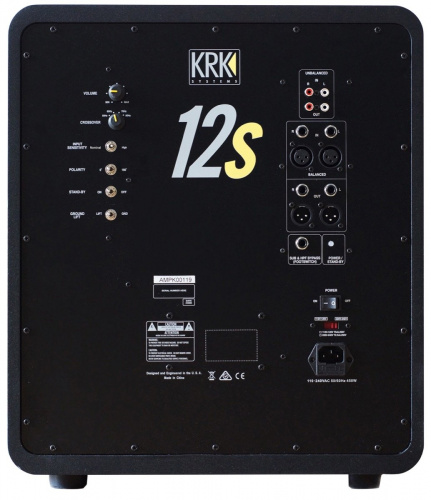 KRK 12S2 Активный студийный сабвуфер, 1х12", 220 Вт фото 2
