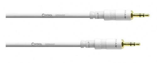 Cordial CFS 0.9 WW-SNOW инструментальный кабель мини-джек стерео 3.5мм мини-джек стерео 3.5мм, 0.9м