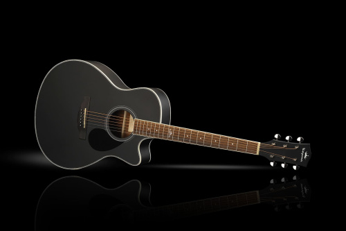 KEPMA A1C Black Matt акустическая гитара, цвет черный фото 4