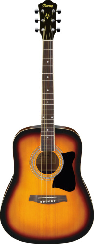 IBANEZ V50NJP VINTAGE SUNBURST набор: акустическая гитара, цвет санберст, тюнер, чехол фото 3