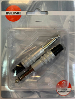 INLINE JACKM x2b Разъем джек моно, 6.3 мм, алюминий, для кабеля D4-6 мм, розничная упаковка блистер