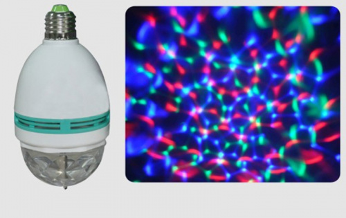 Layu LC03RGB Эффект светодиодный, лампа декоративная RGB 3Вт, E27