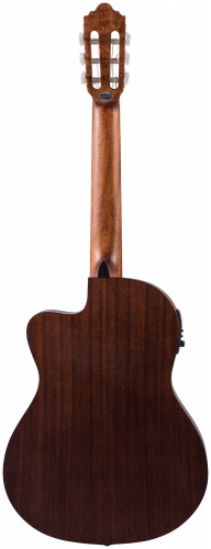 CRAFTER HC-100CE электроакустическая классич гитара, верхн. дека ель, корпус красное дерево, цв. н фото 3