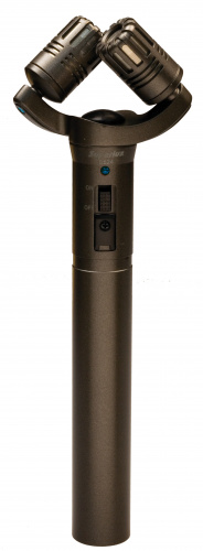 Superlux E524D XY стереомикрофон. В комплекте: настольная стойка, держатель, кабель, ветрозащита, су