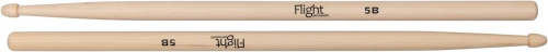 FLIGHT FDS-5B American Hickory Барабанные палочки орех , наконечники деревянные