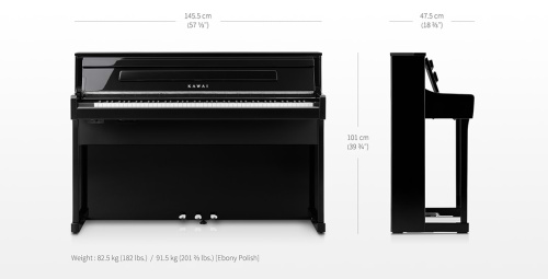 KAWAI CA901 B цифр. пианино, 88 клавиш, механика механика Grand Feel III, цвет черный матовый фото 3