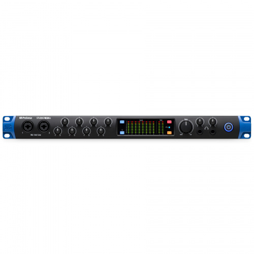 PreSonus Studio 1824C аудио/MIDI интерфейс, USB-C 2.0, 18вх/18 вых каналов, предусилители XMAX, до 24 бита/192кГц, MIDI I/O, S/PDIF I/O, ADAT I/O, Clo фото 3