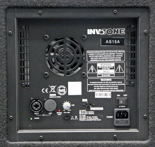 Invotone AS15A активная акустическая система, 1400 Вт, 54Гц-18кГц, 122 дБ SPL фото 2