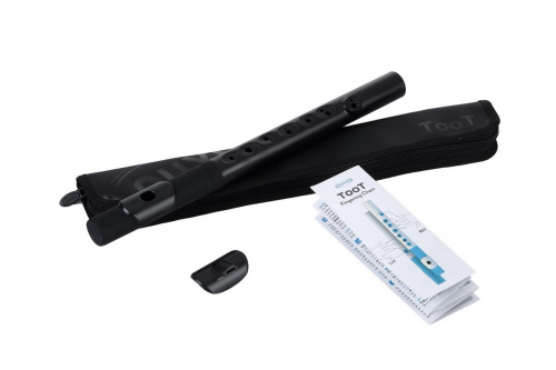 NUVO TooT (Black/Black) блок-флейта TooT, материал пластик, цвет чёрный, в комплекте жёсткий чехол