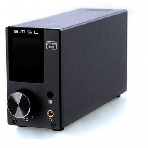 SMSL AD18 black Усилитель. Частотный диапазон: 20Гц - 22кГц. Сопротивление: 4-8 Ом. Динамический диапазон: 102 дБ. Сигнал/шум: > 90дБ. Входы/выходы: 3 фото 3