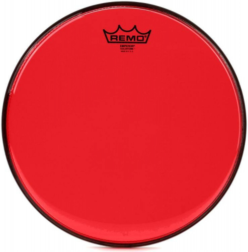 REMO BE-0312-CT-RD Emperor Colortone Red Drumhead 12 цветной двухслойный прозрачный пластик кра