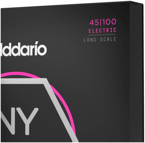 D'Addario NYXL45100 струны для бас-гитары ,Long Scale, Regular Light фото 3