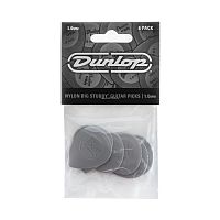 Dunlop Big Stubby Nylon 445P100 6Pack медиаторы, толщина 1 мм, 6 шт.