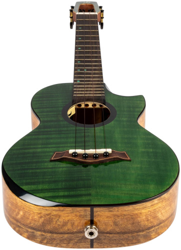 FLIGHT COMET TENOR EQ-A Green Укулеле тенор фото 6