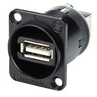 Seetronic SAUSB-W-B Seetronic SAUSB-W-B USB 2.0, Адаптер D- образный, проходной, USB гнездо (тип A) USB гнездо (тип B), без резиновой крышки. Цвет кор