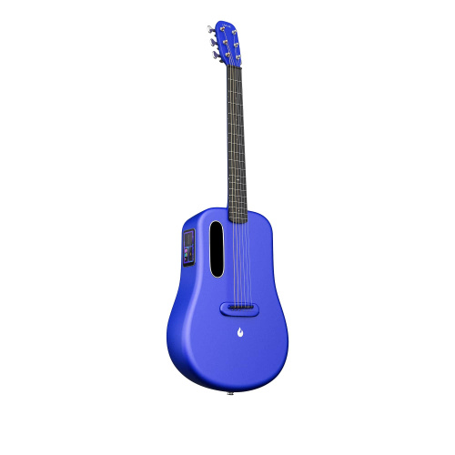 LAVA ME 3 36' Blue электроакустическая гитара со звукоснимателем и встроенными эффектами, материал: карбон, чехол Space Bag в ко