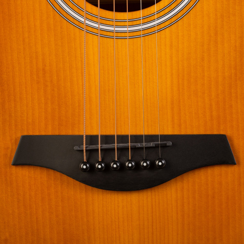 ROCKDALE Aurora D3 SB Gloss акустическая гитара, дредноут, цвет санберст, глянцевое покрытие верхней деки, матовое покрытие корп фото 5