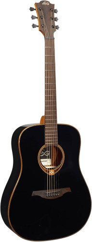 LAG T-118D BLK Акустическая гитара, Дредноут, цвет черный
