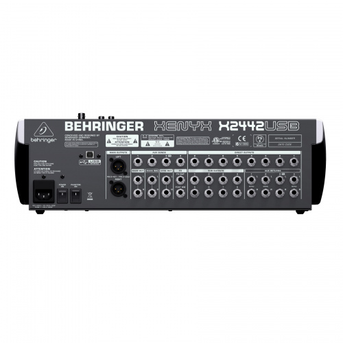 Behringer X2442USB Универсальный малошумящий микшерный пульт (8 моновходов с независимыми компрессорами, 4 стереовхода, 10 микрофонных предусилителей, фото 3
