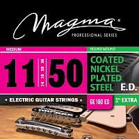 Magma Strings GE160ED Струны для электрогитары Серия: Coated Nickel Plated Steel Калибр: 11-14-1