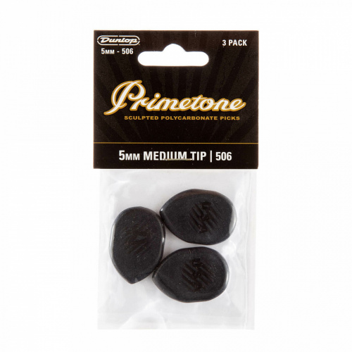 Dunlop Primetone Classic Medium Tip 477P506 3Pack медиаторы, средние, 5 мм, 3 шт. фото 4