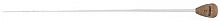 PICK BOY BATON Model H дирижерская палочка 38 см, белый фиберглас, пробковая ручка (912564)