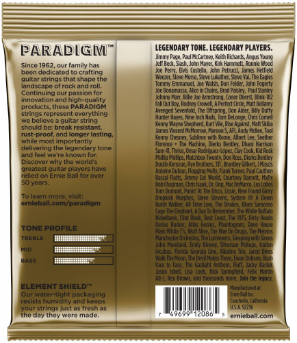 Ernie Ball 2086 струны для акуст.гитары Paradigm (12-16-24w-32-44-54) фото 2
