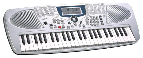 Medeli MC37A Синтезатор, 49 клавиш, 132 голоса, 100 стилей, в комплекте блок питания, цвет - серый