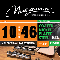 Magma Strings GE140ED Струны для электрогитары Серия: Coated Nickel Plated Steel Калибр: 10-13-1