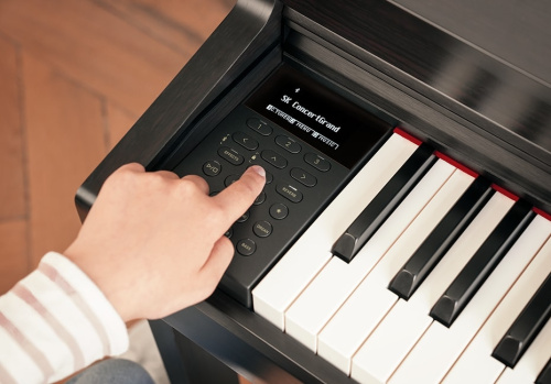 KAWAI CN301 B цифровое пианино, банкетка, механика Responsive Hammer III, 88 клавиш, цвет черный фото 3