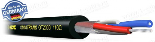 KLOTZ OT2000 слаботочный кабель для цифровых сигналов протокола AES/EBU, цена за метр