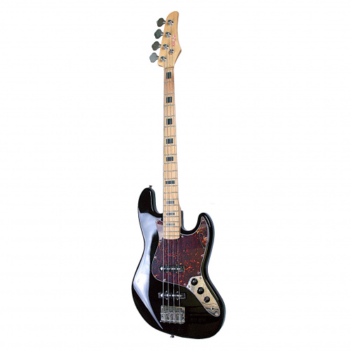 REDHILL JB400/BK бас-гитара 4-стр., J+J, 864 мм, корпус ясень, гриф клен, цвет черный фото 2