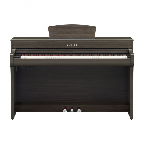 YAMAHA CLP-735DW клавинова 88кл.,клавиатура GT-S/256 полиф./38тембров/2х30вт/USB,цвет-тёмный орех фото 2