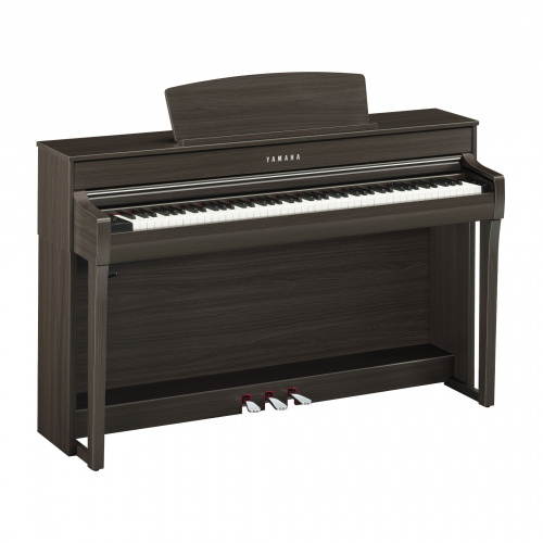 YAMAHA CLP-745DW клавинова 88кл.,клавиатура GT/256 полиф./38тембров/2х100вт/USB,цвет-тёмный орех