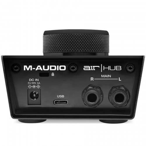 M-Audio AIR Hub USB аудио интерфейс, 2х1/4" TRS Jack аудио выхода с регулировкой уровня сигнала, 1/4" TRS Jack стерео выход на наушники с регулировкой фото 3