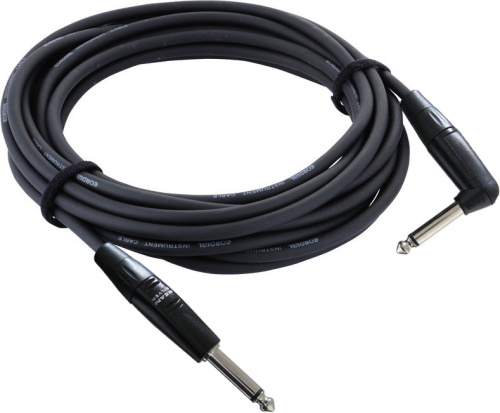 Cordial CII 6 PR инструментальный кабель, угловой моно-джек 6,3 мм моно-джек 6,3 мм, 6,0 м, черный
