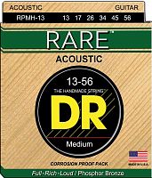 DR Strings RPMH-13 Струны для акустической гитары Rare Phos.Bronze Acoustic 13-56 Med-Heav, фосфор/