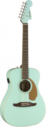Fender Malibu Player AQS Электроакустическая гитара, цвет лазурный фото 2