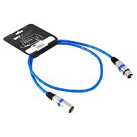Invotone ACM1101B Микрофонный кабель, XLR — XLR длина 1 м (синий)