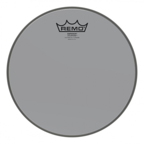 Remo BE-0310-CT-SM 10" Emperor Colortone, пластик для барабана прозрачный, двойной, темный