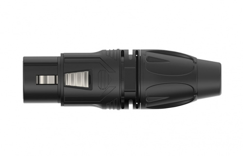 ROXTONE RX3F-BS Разъем cannon кабельный мама 3-х контактный, цвет: Черный. HQ фото 2
