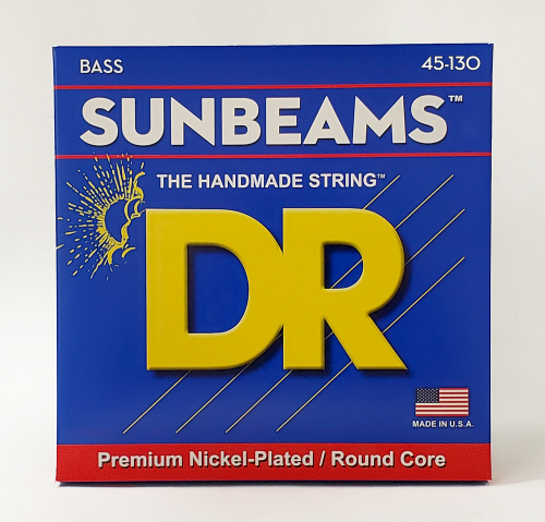 DR NMR5-130 SUNBEAM струны для 5-струнной бас-гитары никель 45 130