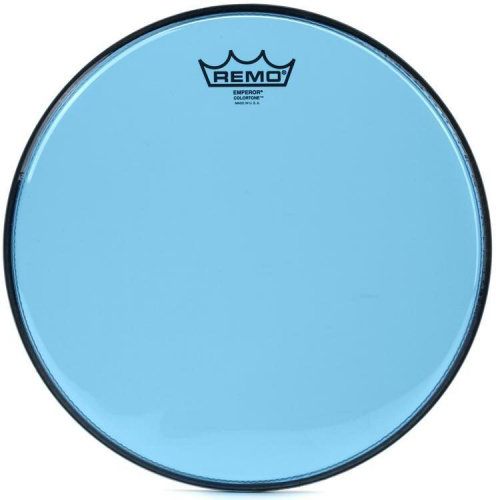 REMO BE-0312-CT-BU Emperor Colortone Blue Drumhead 12 цветной двухслойный прозрачный пластик го